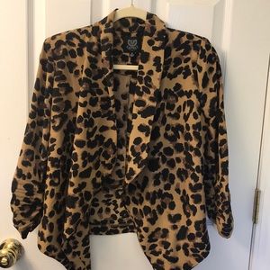 Leopard Print Blazer